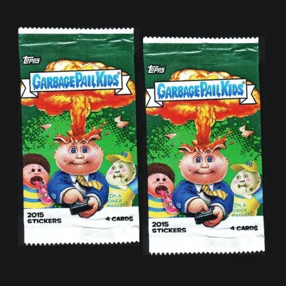 (2-Pack) Garbage Pail Kids Card Packs 2015 Topps (2) Sealed Packs Collect Cards